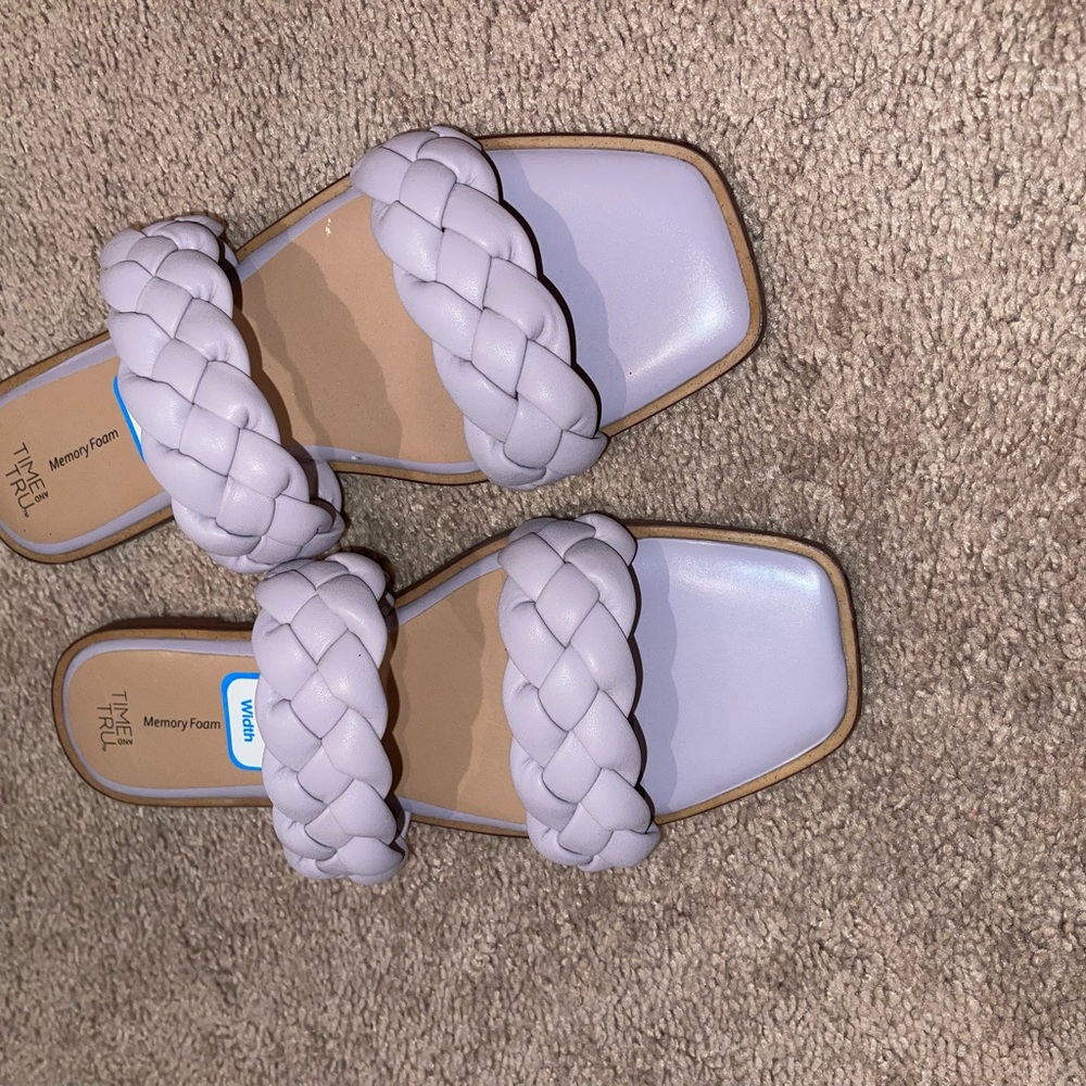 Women's Braided Sandals - Lavender